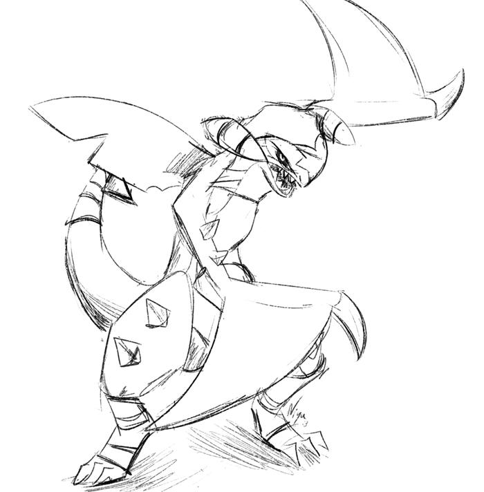 Sketchy style no colors